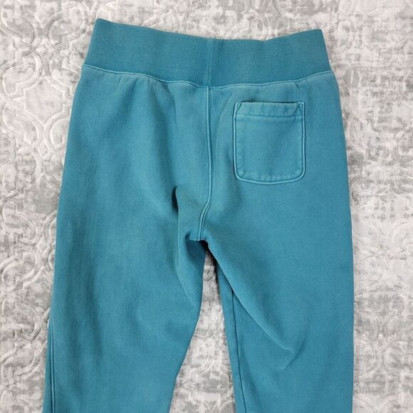 Champion Joggers Mens Small Green Reverse Weave Sweatpants Tapered Athletic - Picture 4 of 11